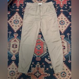 Du/ER Live Free Women's Beige Jogger Pants